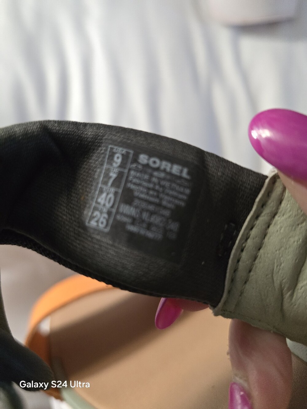 Sorel Kinetic Impact Y Strap High Sandals Womens Orange Green White Size 9 (40) - Picture 12 of 13